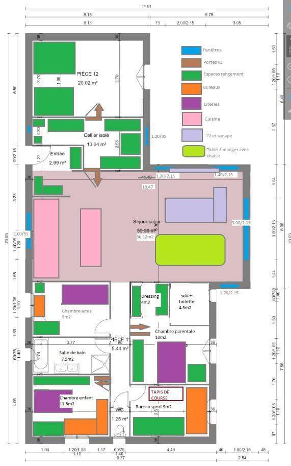 Conseils en aménagement de maison neuve ou d'appartement ancien Castelnau-le-Lez 34