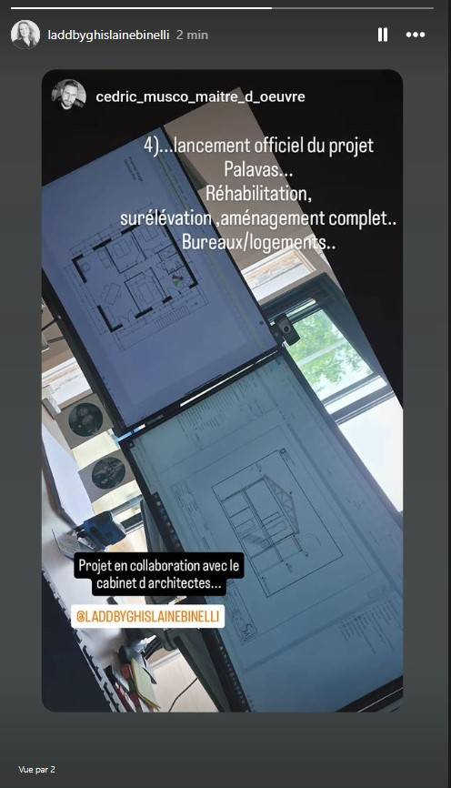 Rénovation près de Montpellier à Palavas bureaux et habitats repensés et agencés sur-mesure